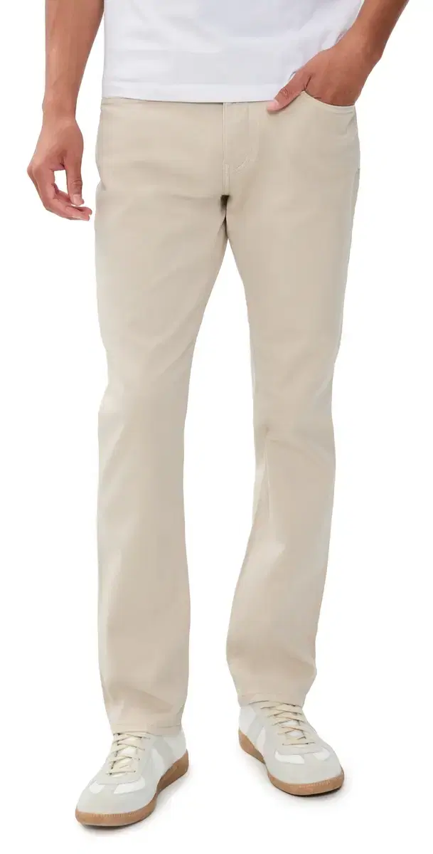 WARP + WEFT AMS Slim Twill Pants Beige Stone