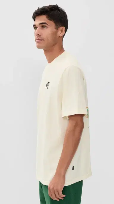 Malbon Bermuda Origin Tee Cream | Thumbnail 4