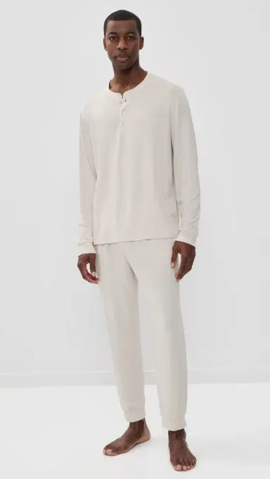 Eberjey Henry Long Pajamas Set oonstruck | Thumbnail 2