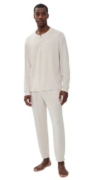 Eberjey Henry Long Pajamas Set oonstruck | Thumbnail 1