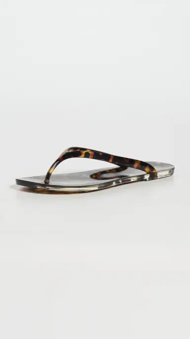 Jeffrey Campbell Beach Day Jelly Flip Flop Tortoise 9 | Thumbnail 2 Jeffrey Campbell Beach Day Jelly Flip Flop Tortoise 9 | Thumbnail 2