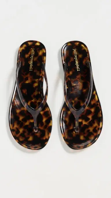 Jeffrey Campbell Beach Day Jelly Flip Flop Tortoise 9 | Thumbnail 5 Jeffrey Campbell Beach Day Jelly Flip Flop Tortoise 9 | Thumbnail 5