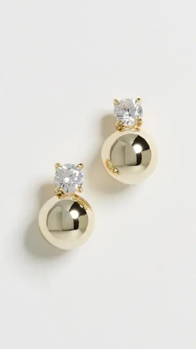 Shashi Gold Bliss Earrings | Thumbnail 2