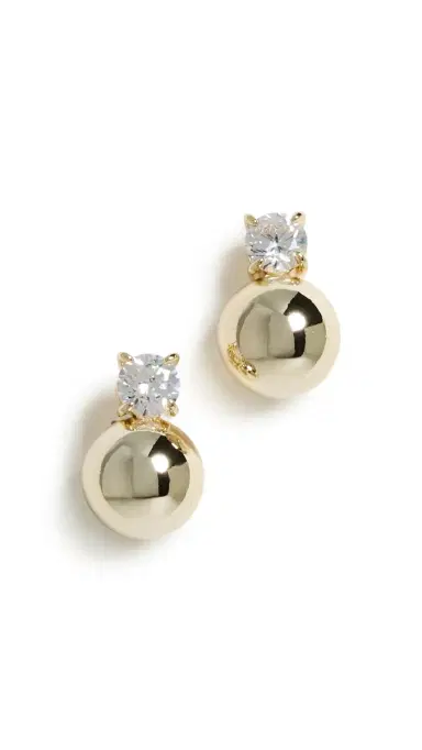 Shashi Gold Bliss Earrings | Thumbnail 5