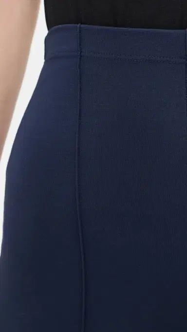 Ripley Rader Ponte Knit Standard Wide Leg Pants Navy L | Thumbnail 6