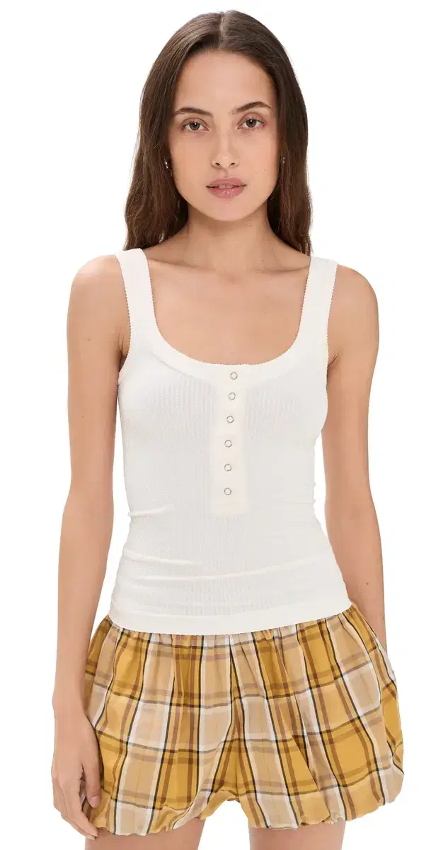 Clean Slate Henley White