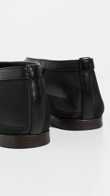 MANSUR GAVRIEL Square Soft V Flats Black 35 | Thumbnail 4