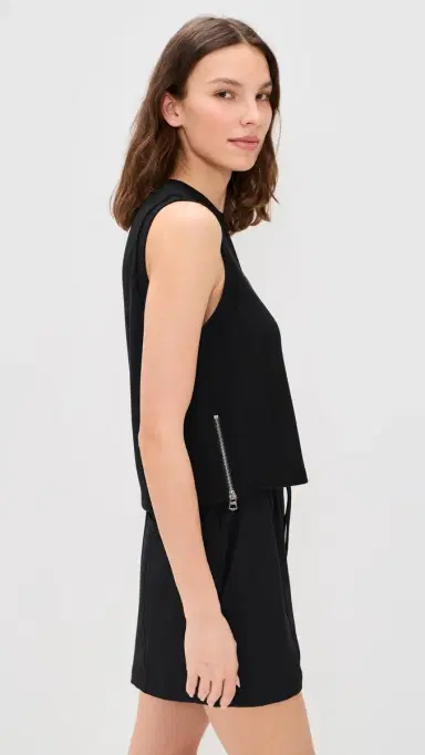Varley hea Crop Tank Top Black | Thumbnail 4
