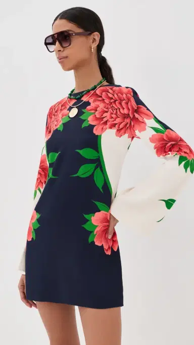 La DoubleJ Mini Supremes Swing Dress Queen Peony Placee | Thumbnail 2 La DoubleJ Mini Supremes Swing Dress Queen Peony Placee | Thumbnail 2