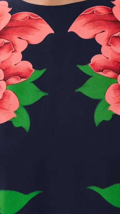 La DoubleJ Mini Supremes Swing Dress Queen Peony Placee | Thumbnail 6 La DoubleJ Mini Supremes Swing Dress Queen Peony Placee | Thumbnail 6