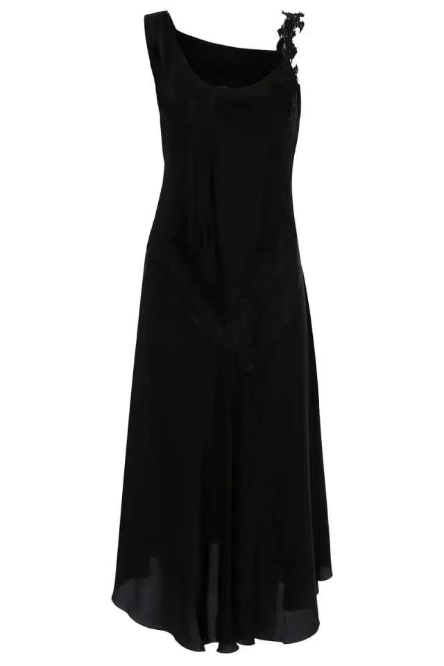 Victoria Beckham Asymmetric Lace Detail Dress