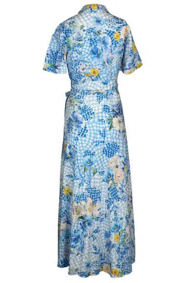 Mary Katrantzou Como Maxi Dress - Fleur Blueberry | Thumbnail 4 Mary Katrantzou Como Maxi Dress - Fleur Blueberry | Thumbnail 4