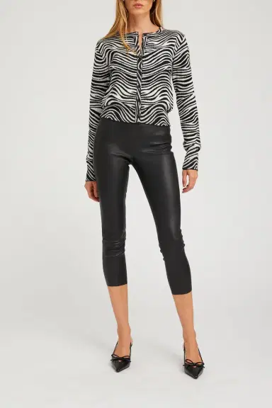 Sprwmn Crop Legging | Thumbnail 2 Sprwmn Crop Legging | Thumbnail 2