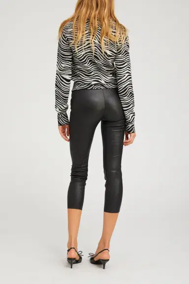 Sprwmn Crop Legging | Thumbnail 4 Sprwmn Crop Legging | Thumbnail 4