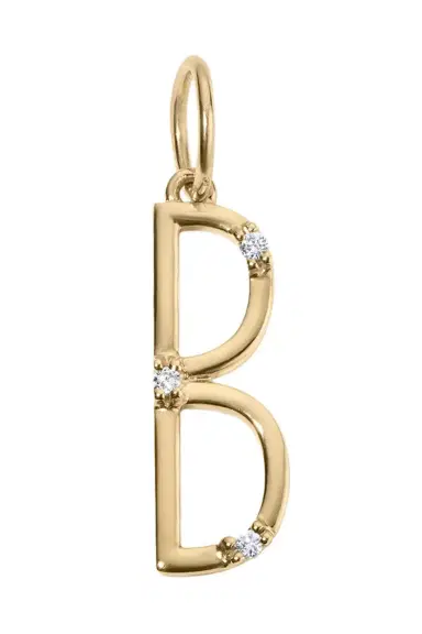 DEVON WOODHILL Diamond Letter Charm | Thumbnail 1 DEVON WOODHILL Diamond Letter Charm | Thumbnail 1