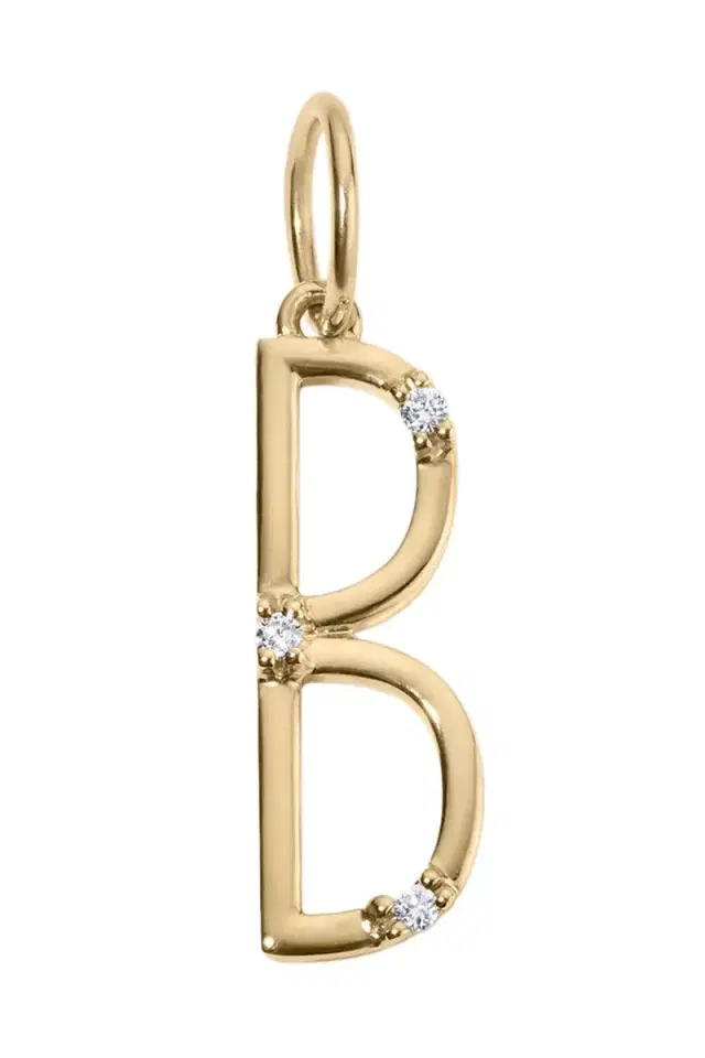 DEVON WOODHILL Diamond Letter Charm