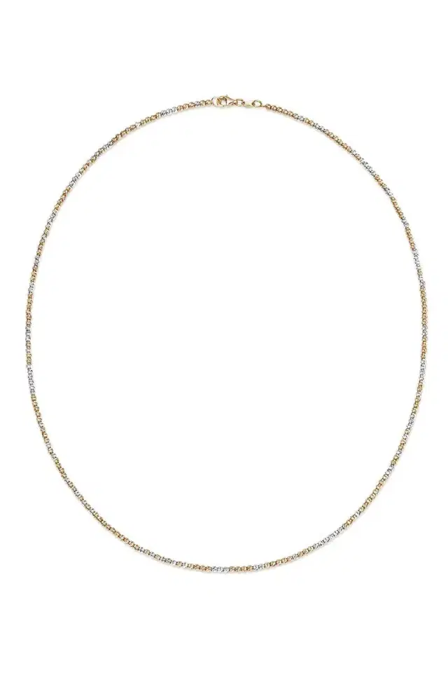 Carolina Bucci Discoball Necklace - Yellow White Gold