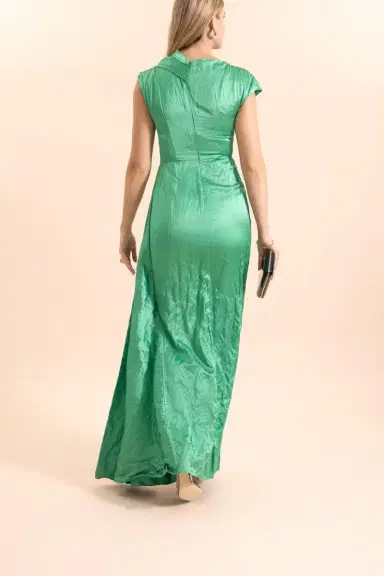 Erdem Embellished Texture Drape Gown | Thumbnail 4