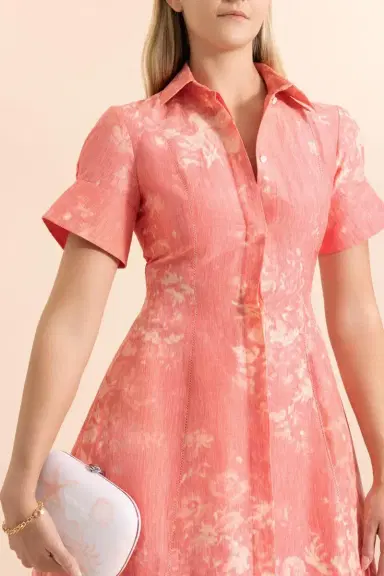 Erdem Floral Print Midi Shirt Dress | Thumbnail 3