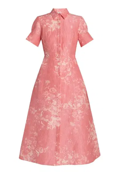 Erdem Floral Print Midi Shirt Dress | Thumbnail 1