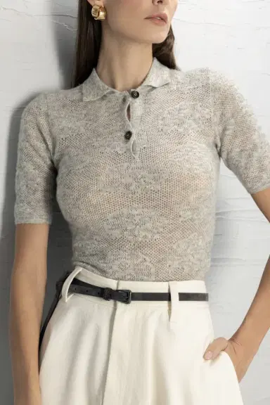 Brunello Cucinelli Knit Polo | Thumbnail 2