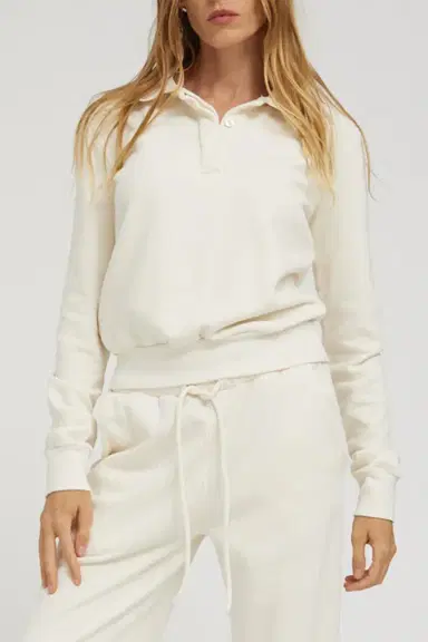 Sprwmn Polo Sweatshirt | Thumbnail 2 Sprwmn Polo Sweatshirt | Thumbnail 2