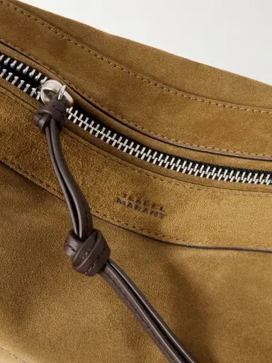 Isabel Marant Maia Leather-trimmed Suede Shoulder Bag | Thumbnail 5 Isabel Marant Maia Leather-trimmed Suede Shoulder Bag | Thumbnail 5