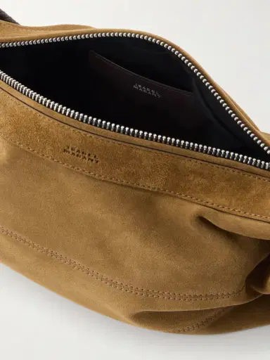 Isabel Marant Maia Leather-trimmed Suede Shoulder Bag | Thumbnail 6 Isabel Marant Maia Leather-trimmed Suede Shoulder Bag | Thumbnail 6