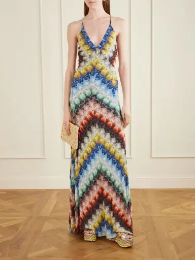 Missoni Julia Striped Woven Lurex Platform Sandals | Thumbnail 4 Missoni Julia Striped Woven Lurex Platform Sandals | Thumbnail 4