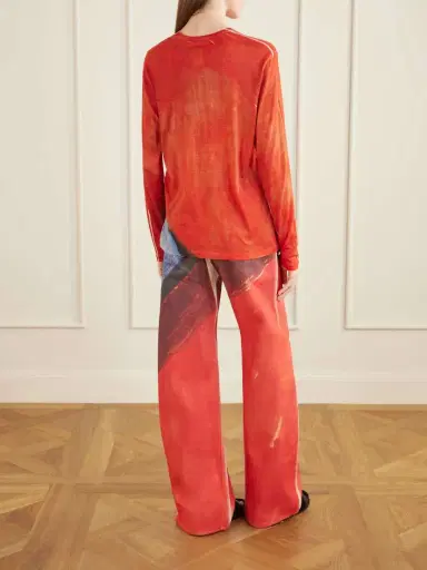Gabriela Hearst Isaro Printed Cashmere Sweatshirt | Thumbnail 4 Gabriela Hearst Isaro Printed Cashmere Sweatshirt | Thumbnail 4