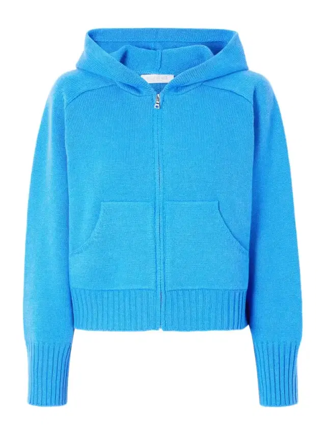 Calle Del Mar Cashmere Zip-up Hoodie