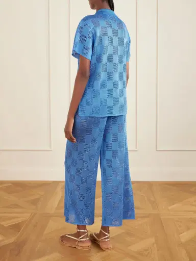Calle Del Mar Knitted Wide-leg Pants | Thumbnail 3