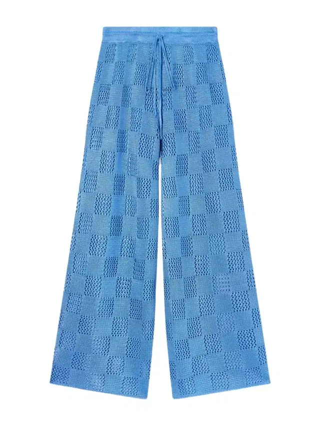 Calle Del Mar Knitted Wide-leg Pants