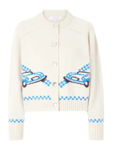 Calle Del Mar Embroidered Cashmere Cardigan | Thumbnail 1