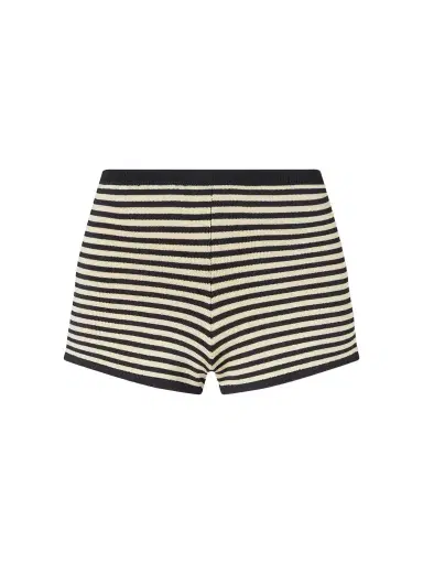Calle Del Mar Striped Stretch-knit Shorts | Thumbnail 1 Calle Del Mar Striped Stretch-knit Shorts | Thumbnail 1