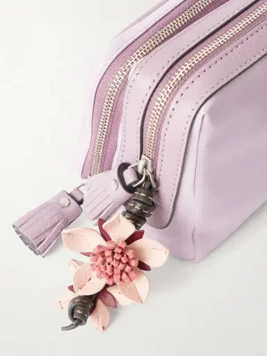 Anya Hindmarch Sakura Blossom Leather-trimmed Shell Cosmetics Case | Thumbnail 3