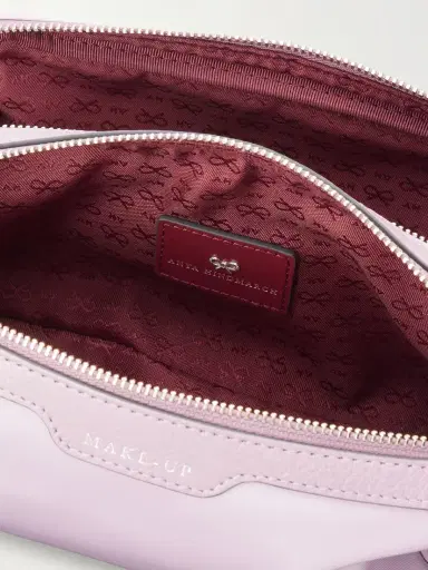 Anya Hindmarch Sakura Blossom Leather-trimmed Shell Cosmetics Case | Thumbnail 4