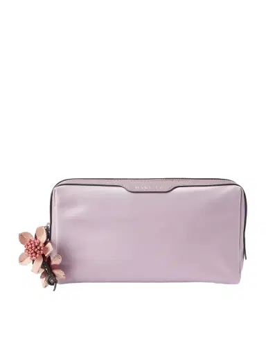 Anya Hindmarch Sakura Blossom Leather-trimmed Shell Cosmetics Case | Thumbnail 1