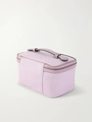 Anya Hindmarch Sakura Blossom Leather-trimmed Shell Cosmetics Case | Thumbnail 2