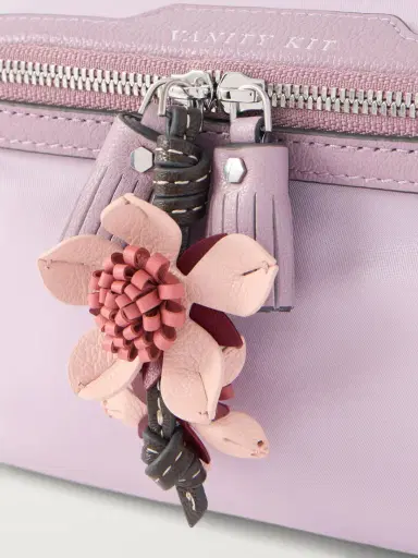 Anya Hindmarch Sakura Blossom Leather-trimmed Shell Cosmetics Case | Thumbnail 3