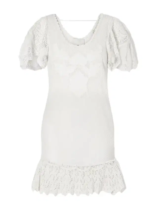 Diena Crocheted Cotton Mini Dress