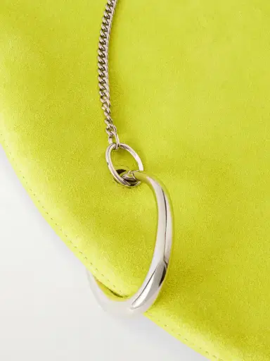 Tory Burch Pierced Embellished Suede Shoulder Bag | Thumbnail 5