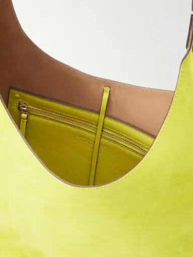 Tory Burch Pierced Embellished Suede Shoulder Bag | Thumbnail 6