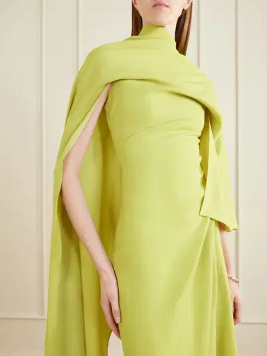 Marmar Halim Draped Crepe Gown | Thumbnail 4 Marmar Halim Draped Crepe Gown | Thumbnail 4