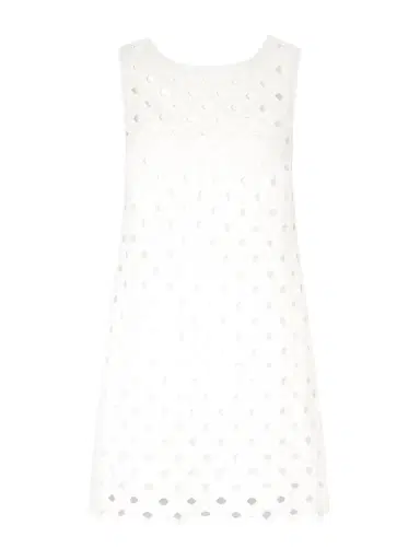 Max Mara Beachwear Embroidered Woven Mini Dress | Thumbnail 1 Max Mara Beachwear Embroidered Woven Mini Dress | Thumbnail 1