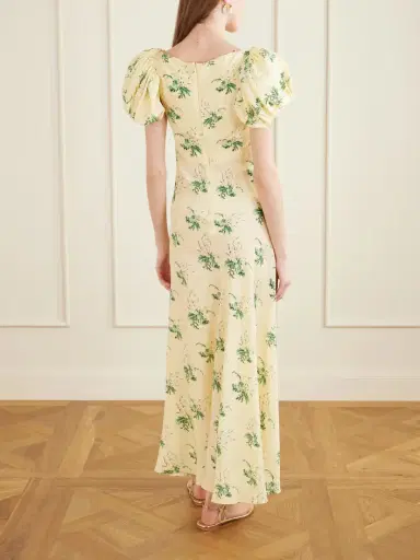 Rodarte Floral-print Silk Gown | Thumbnail 3 Rodarte Floral-print Silk Gown | Thumbnail 3