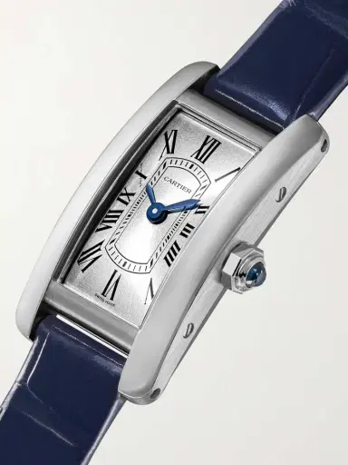 Cartier Tank Américaine Mini 28mm Stainless Steel And Alligator Watch | Thumbnail 3 Cartier Tank Américaine Mini 28mm Stainless Steel And Alligator Watch | Thumbnail 3