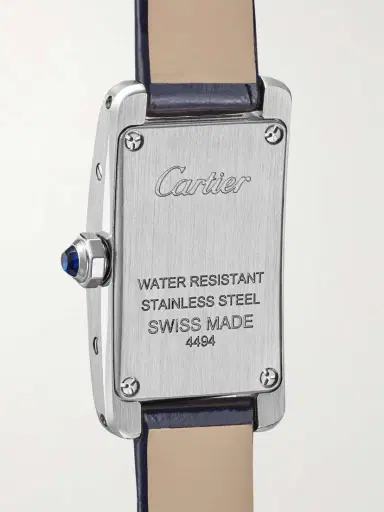 Cartier Tank Américaine Mini 28mm Stainless Steel And Alligator Watch | Thumbnail 4 Cartier Tank Américaine Mini 28mm Stainless Steel And Alligator Watch | Thumbnail 4