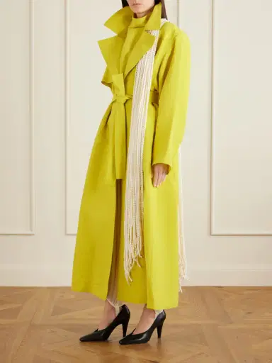 Alaïa Belted Paper-blend Trench Coat | Thumbnail 2