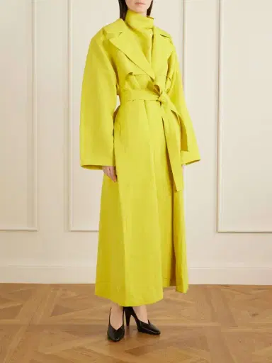 Alaïa Belted Paper-blend Trench Coat | Thumbnail 3